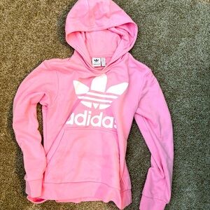 Baby Pink Adidas hoodie